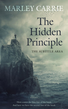 Pre Made Book Cover Limed Spruce