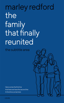 Pre Made Book Cover Venice Blue