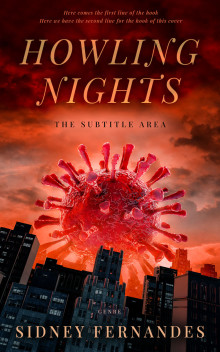 Pre Made Book Cover Flame Pea