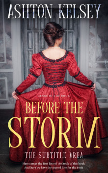 Pre Made Book Cover Woody Brown