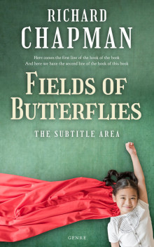 Pre Made Book Cover Spring Leaves