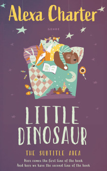 Pre Made Book Cover Eggplant