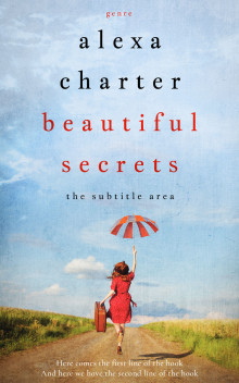 Pre Made Book Cover Periwinkle Gray