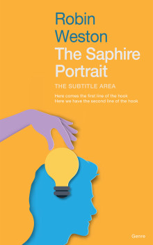 Pre Made Book Cover Yellow Orange