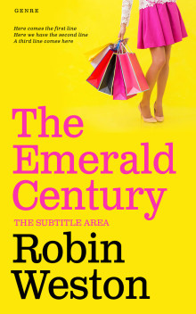 Pre Made Book Cover Lemon