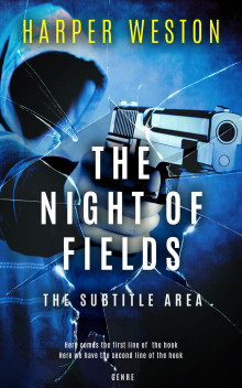 Pre Made Book Cover Ebony