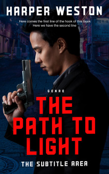 Pre Made Book Cover Ebony