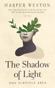 Pre Made Book Cover Citrine White