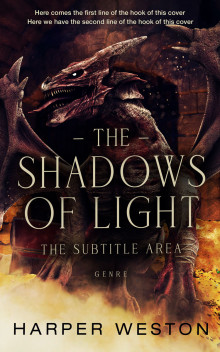 Pre Made Book Cover Tan