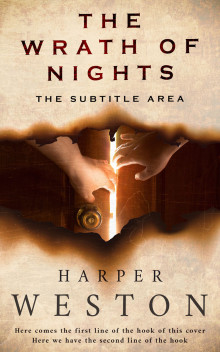 Pre Made Book Cover Raffia