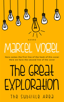 Pre Made Book Cover Selective Yellow