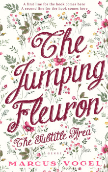 Pre Made Book Cover Solid Pink