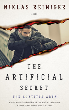 Pre Made Book Cover Ship Gray