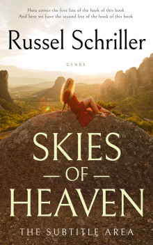 Pre Made Book Cover Metallic Bronze