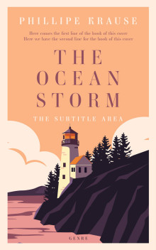 Pre Made Book Cover Bleached Cedar