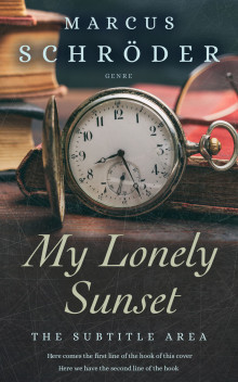 Pre Made Book Cover Outer Space