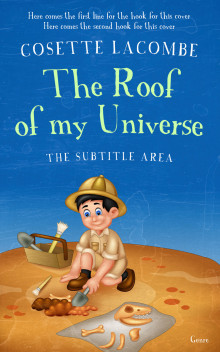 Pre Made Book Cover Denim