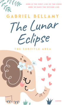 Pre Made Book Cover Almond