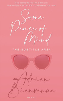 Pre Made Book Cover Sea Pink