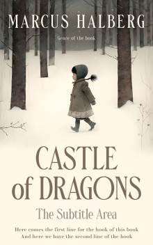 Pre Made Book Cover Ecru White