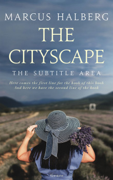 Pre Made Book Cover Pale Sky