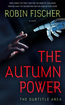 Pre Made Book Cover Ebony