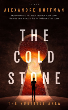 Pre Made Book Cover Burning Sand