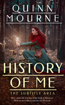 Pre Made Book Cover Cocoa Brown