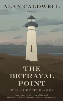 Pre Made Book Cover Taupe