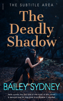 Pre Made Book Cover Ebony