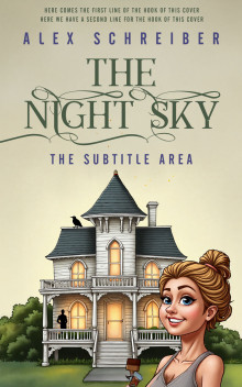 Pre Made Book Cover Soft Amber