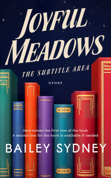 Pre Made Book Cover Mirage