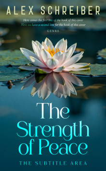 Pre Made Book Cover Blue Dianne