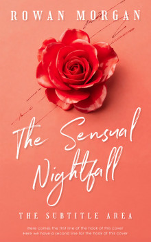 Pre Made Book Cover Apricot