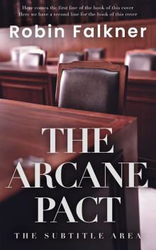 Pre Made Book Cover Cocoa Brown