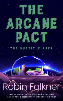 Pre Made Book Cover Violet