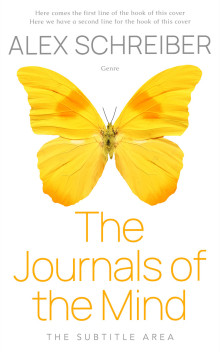 Pre Made Book Cover Lightning Yellow