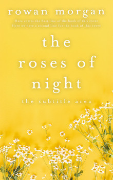 Pre Made Book Cover Saffron