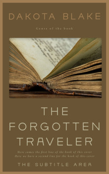 Pre Made Book Cover Yellow Metal