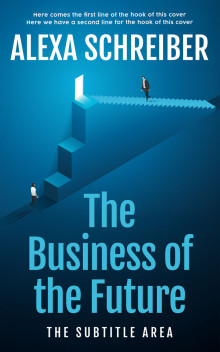 Pre Made Book Cover Venice Blue