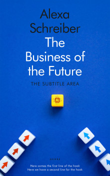 Pre Made Book Cover Science Blue