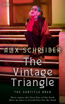 Pre Made Book Cover New York Pink