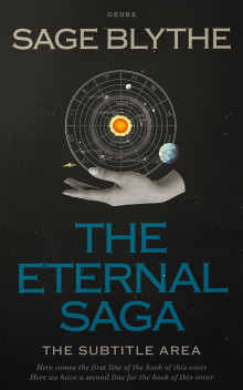 Pre Made Book Cover Outer Space