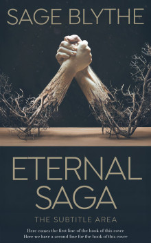 Pre Made Book Cover Ebony Clay