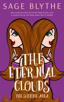 Pre Made Book Cover Vivid Violet