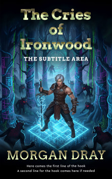 Pre Made Book Cover Ebony