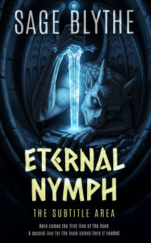 Pre Made Book Cover Ebony