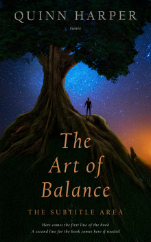 Pre Made Book Cover Black