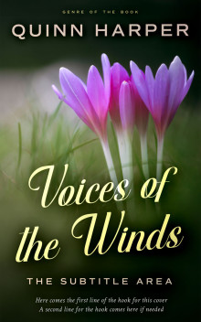 Pre Made Book Cover Lily