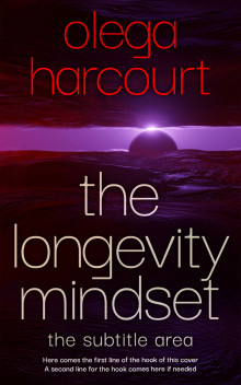 Pre Made Book Cover Aubergine